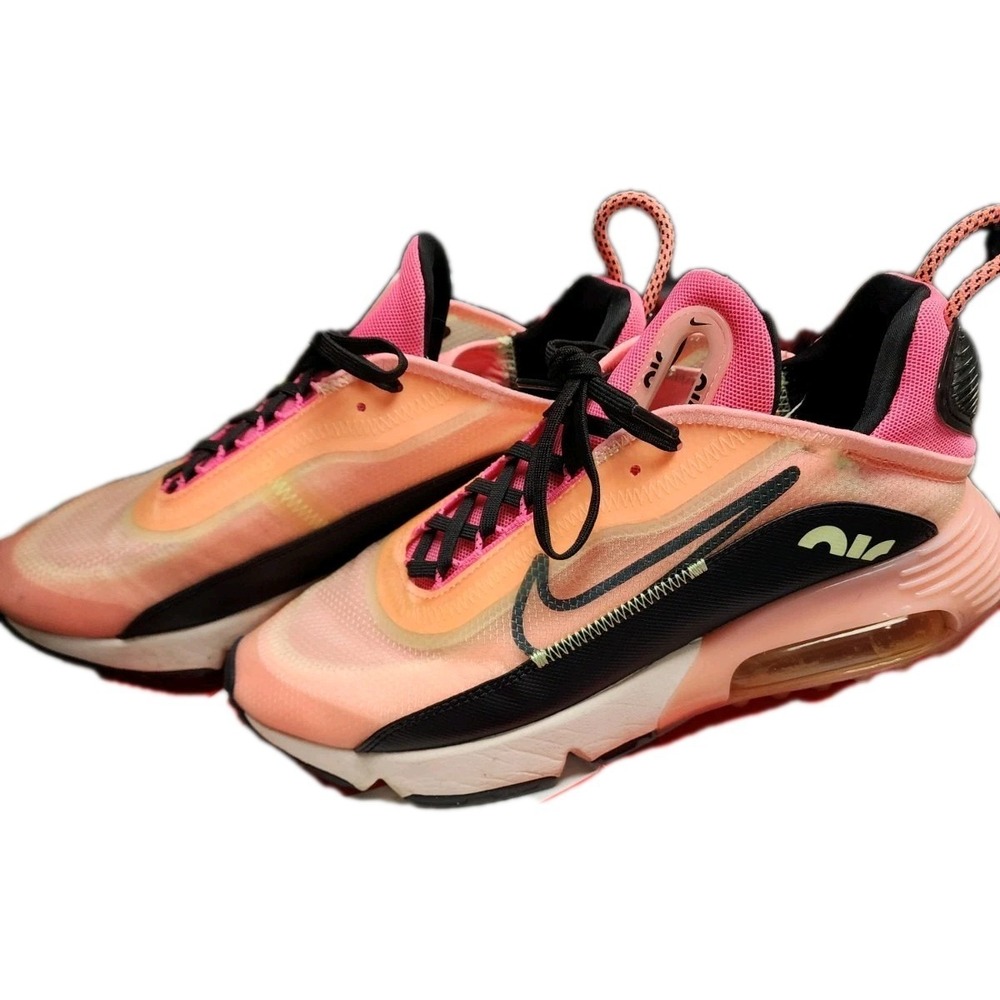 NIKE AIR MAX 2090 NEON HIGHLIGHTER' WOMEN'S RUNNING SHOES SIZE 9.5 Incorrect Box